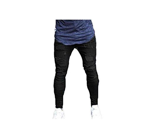 Pantalones Vaqueros de Hombre Pantalones Vaqueros Pitillo Super Stretch Pantalones Vaqueros de