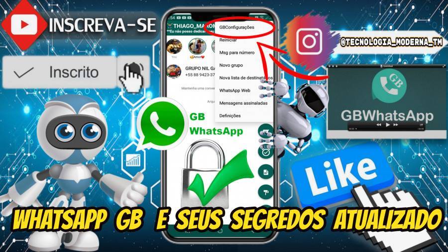 Fashion Vídeo tutorial de como usar o WhatsApp modificado