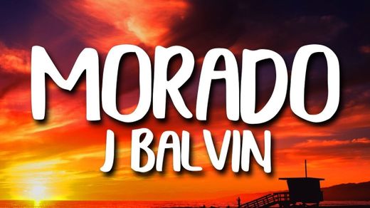 J Balvin - Morado (Official Lyric Video) - YouTube