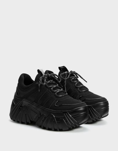 Monochrome platform trainers