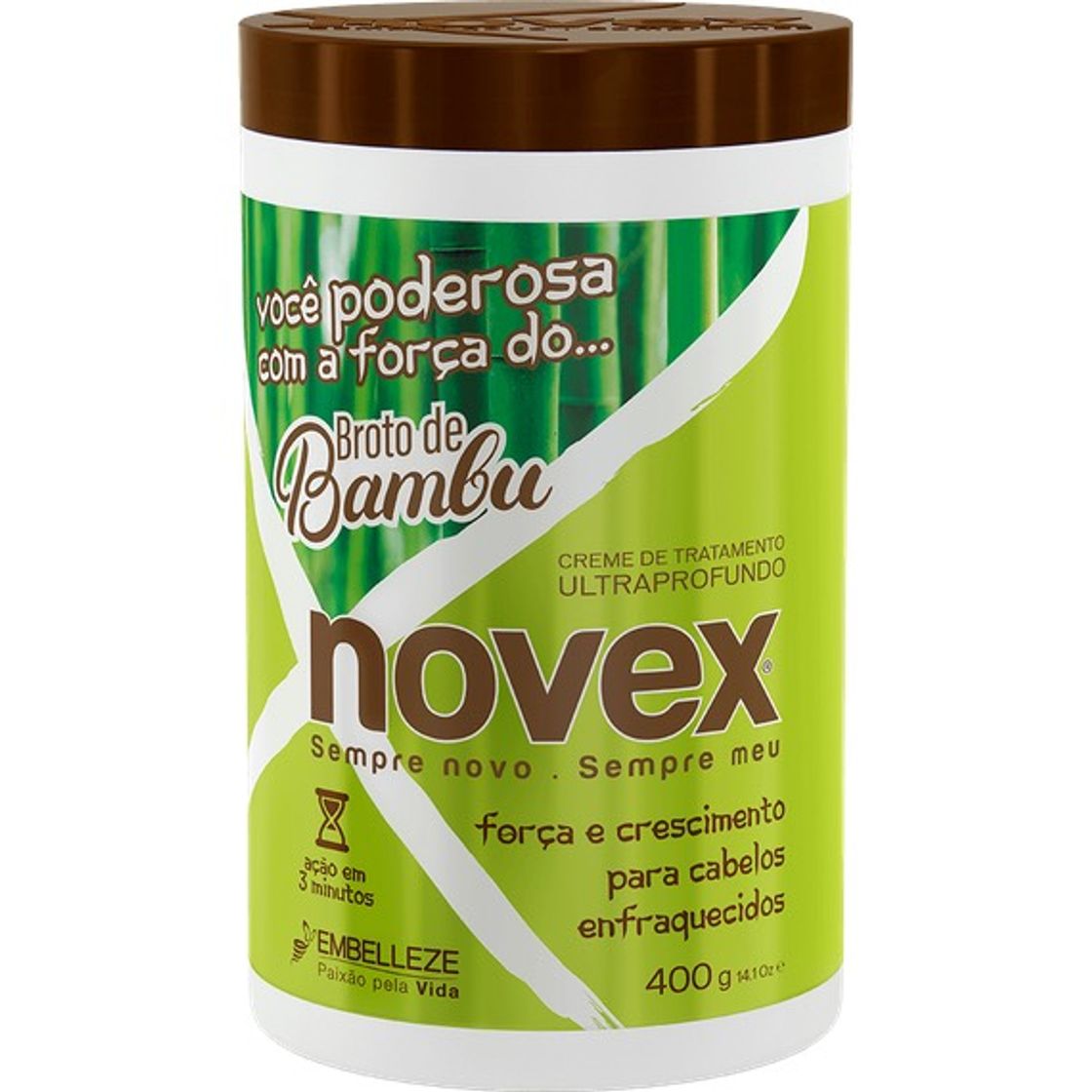 Fashion Creme de Tratamento Novex Broto de Bambu - Embelleze