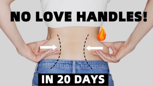 Love Handle & Muffin Top Workout (8 min) - YouTube