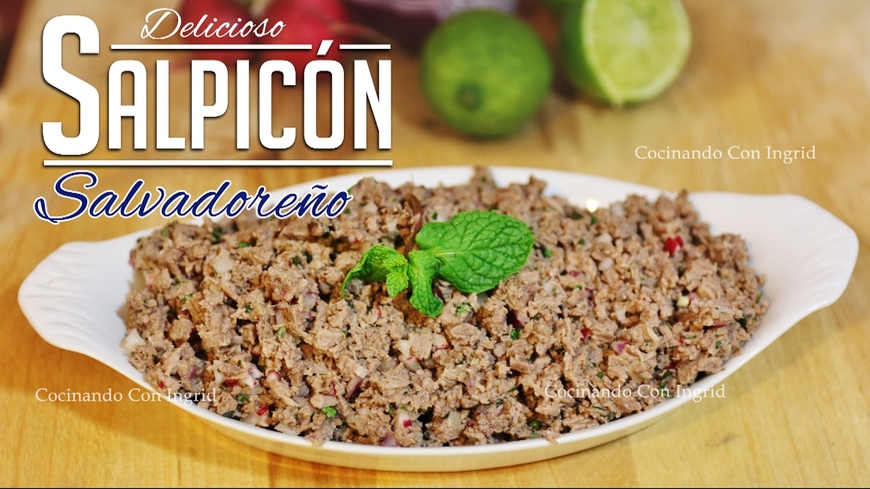 Social COMO HACER SALPICON SALVADOREÑO - YouTube