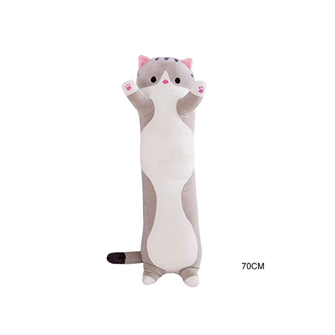 Social Ohyoulive Cute Plush Cat Doll Soft Stuffed Kitten Pillow Doll Toy Gift for Kids Girlfriend Creative New Long Cat Plush Toy Pillow Cute Doll Ragdoll Gift Sofa Supplies Soft and Good Breathability
