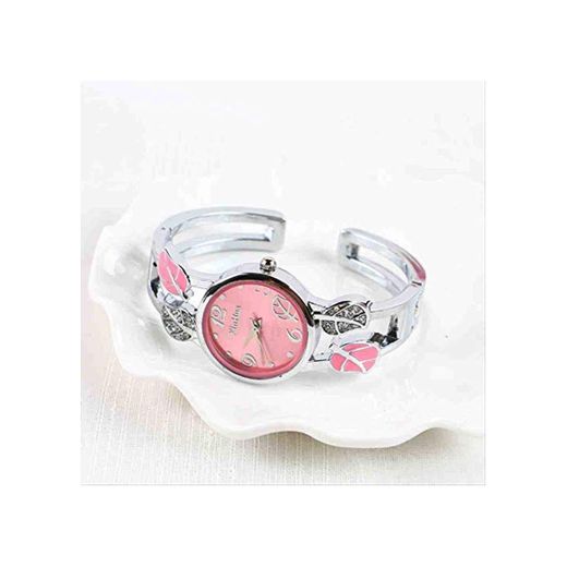 BDDLLM Reloj de Pulsera Fashion Trend Student Table Girl Bracelet Table Pink