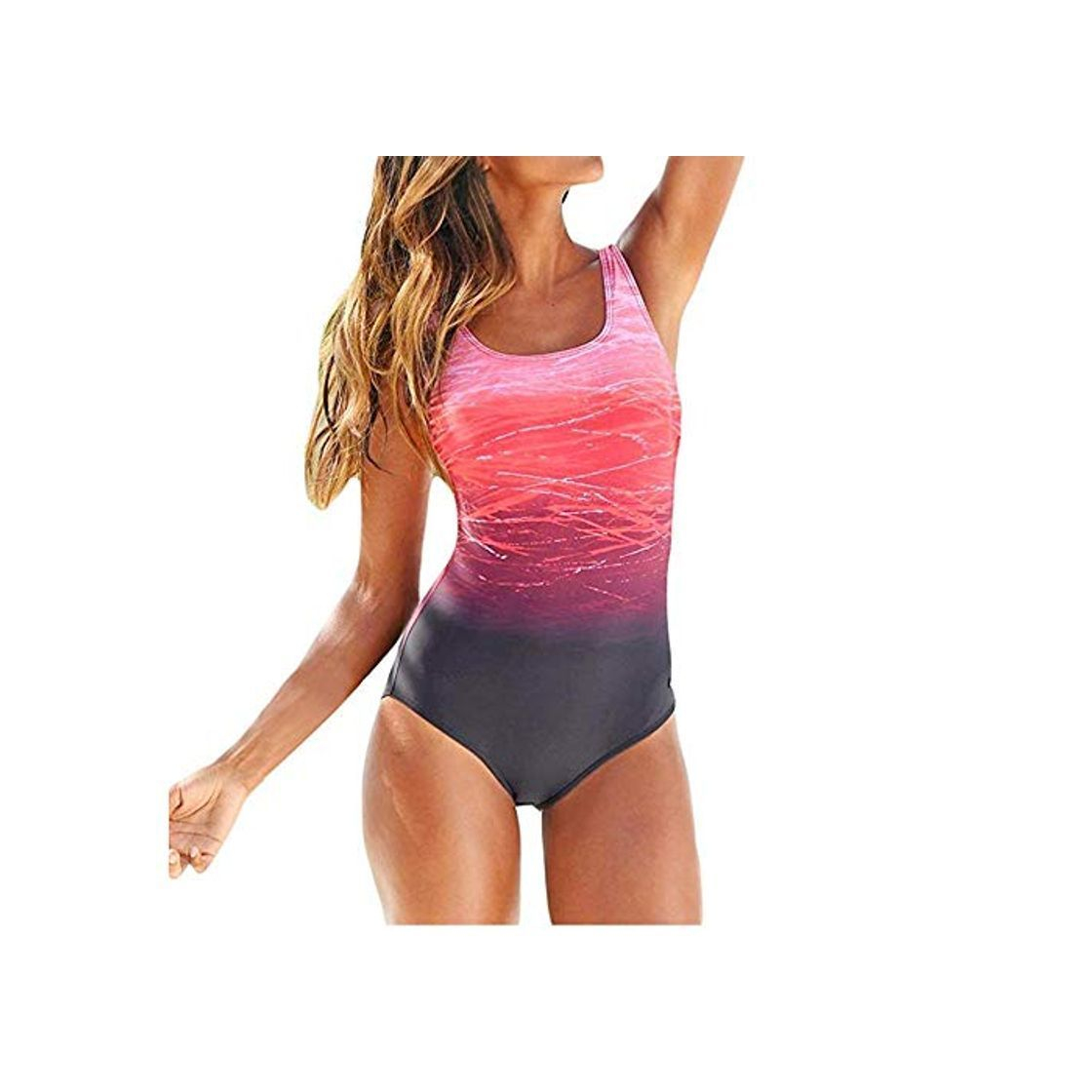 Social Sweetneed Bañadores de Mujer Traje de una Pieza con Relleno Bañador Push