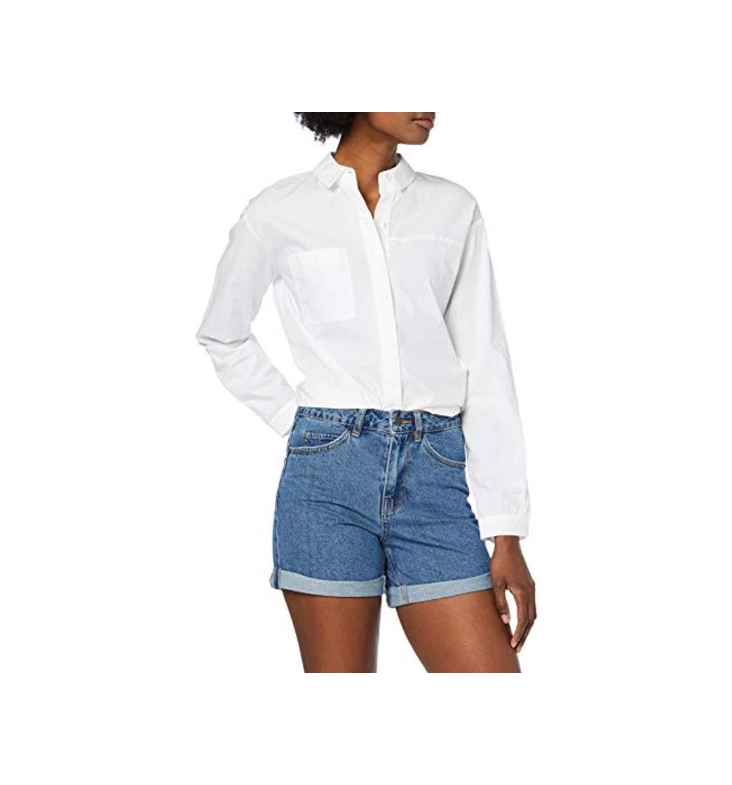 Social Vero Moda Vmnineteen HR Loose Shorts Mix Noos Pantalones Cortos, Azul