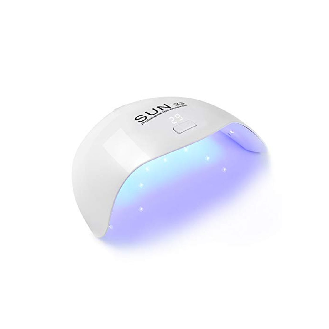 Product LEDGLE Lámpara LED Uñas 24w, Secador de Uñas Semipermanentes con 4 Temporizadores,