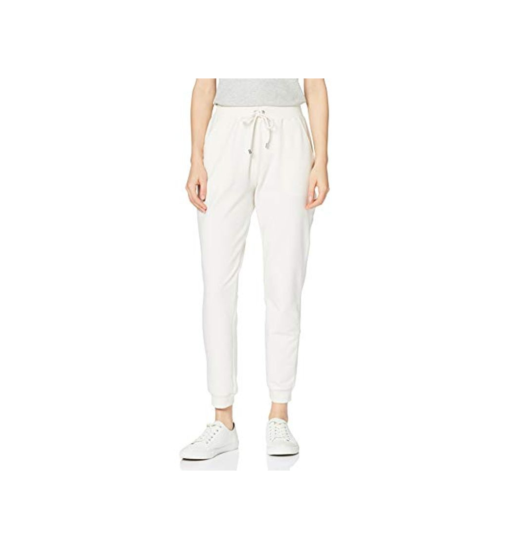 Producto Marca Amazon - find. Pantalón Jogger Mujer, Blanco