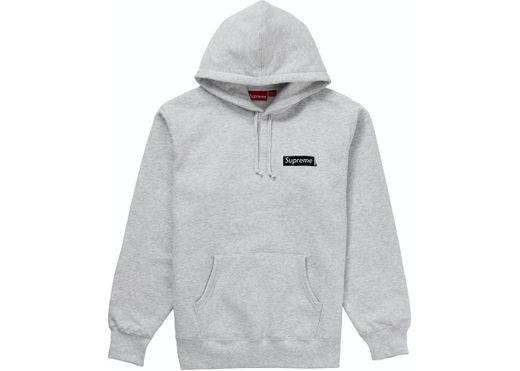 Supreme Stop Crying Hooded Sweatshirt Ash Grey - FW19