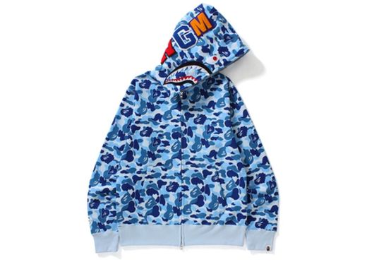 BAPE ABC Shark Full Zip Hoodie Blue -