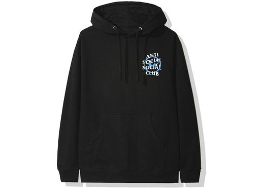 Anti Social Social Club x Fragment Blue Bolt Hoodie (FW19) Black ...