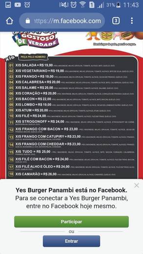 YES BURGER PANAMBI