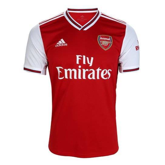 Moda Camisa Arsenal Home 19/20 s/nº Torcedor Adidas Masculina ...