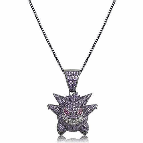 Kmasal Jewelry - Collar unisex con colgante de «gengar»