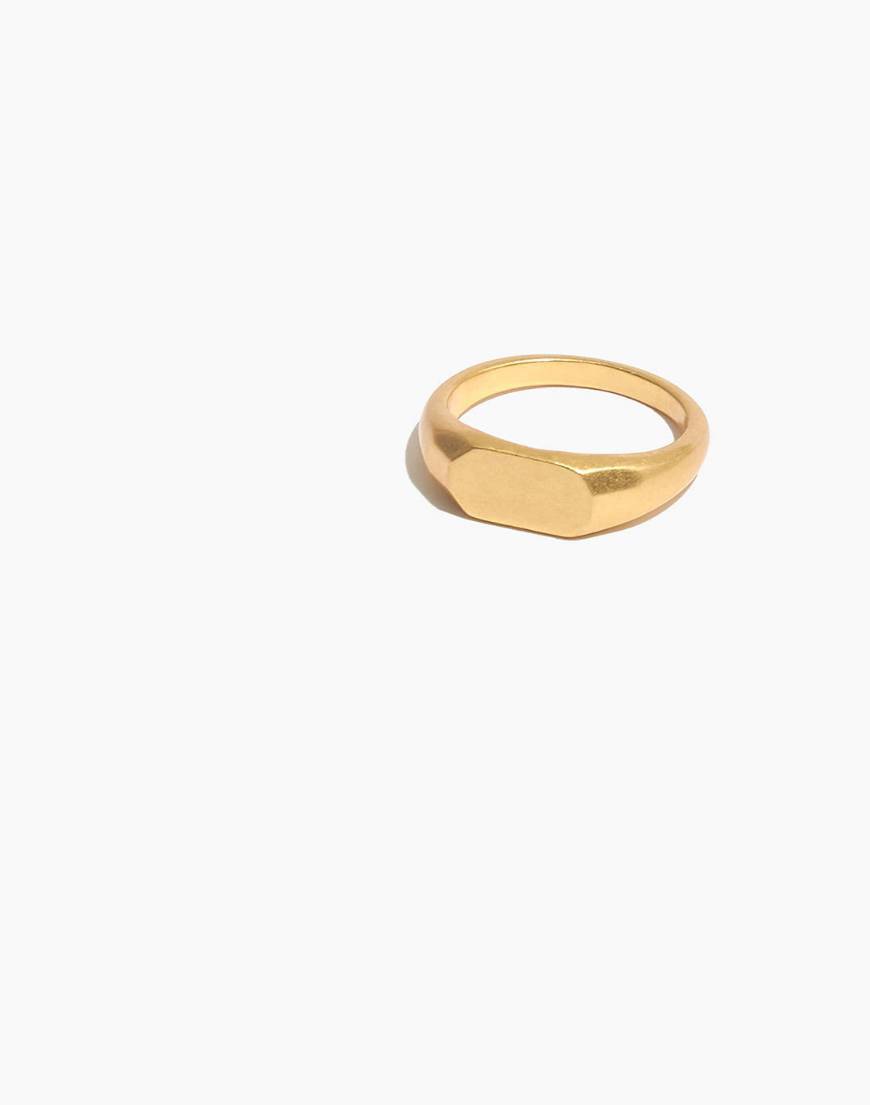 Product Madewell Slim Signet Ring anel acessórios moda bijuteria 

