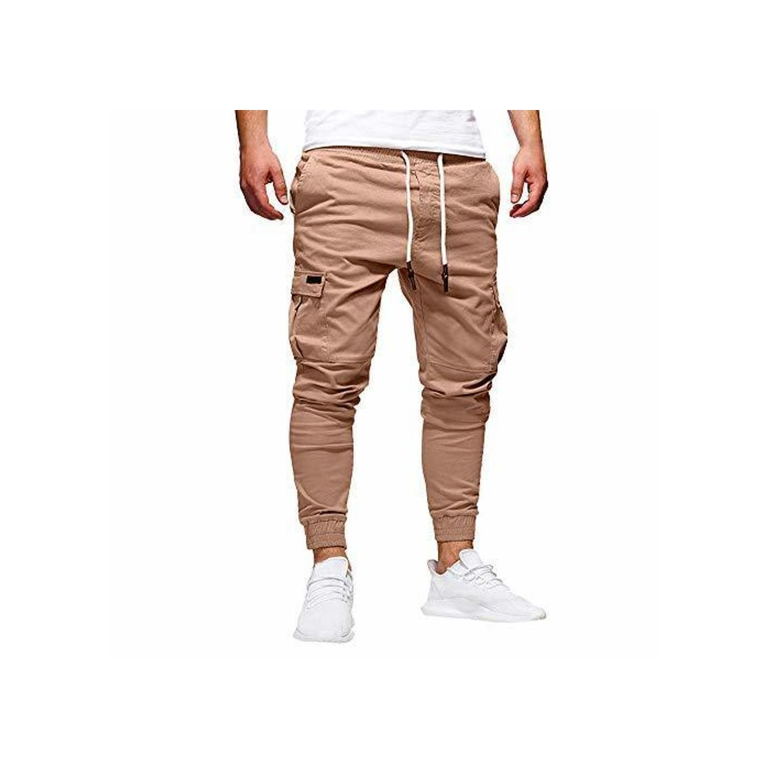 Moda STRIR Pantalones de Hombre Casuales Deporte Joggers Pants Algodón Slim Fit Jeans