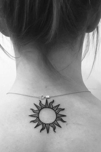 Sun tattoo 