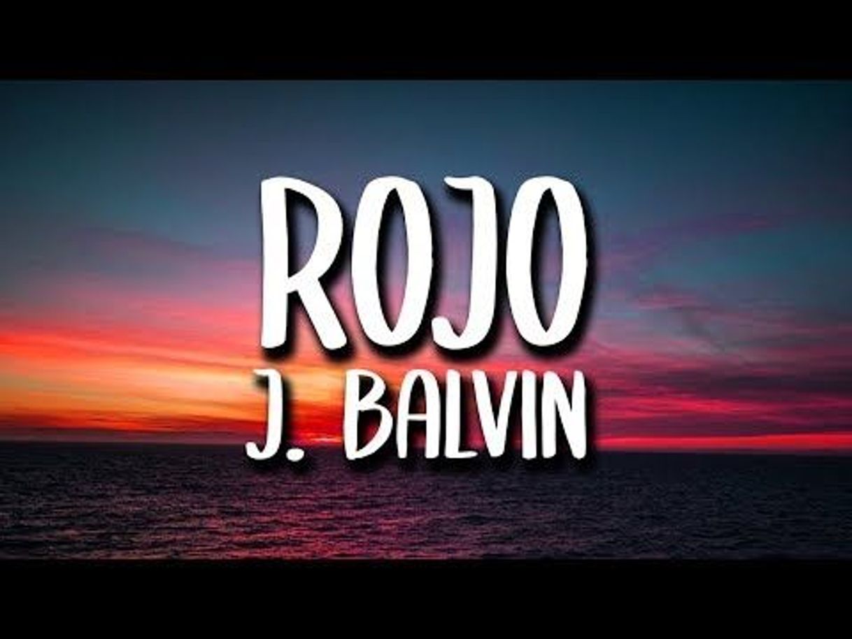 Fashion J. Balvin - Rojo (Letra/Lyrics) - YouTube