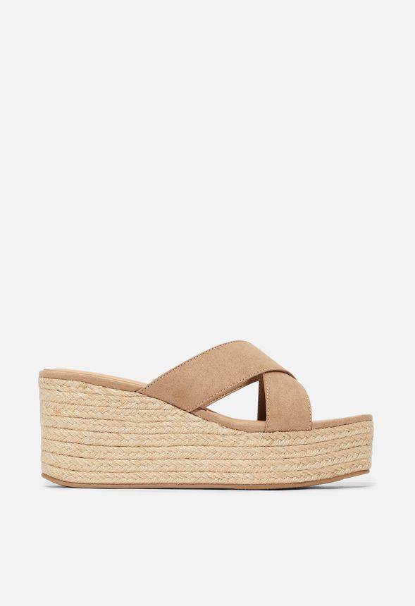 Product Yes Girl Espadrille Wedge in Taupe