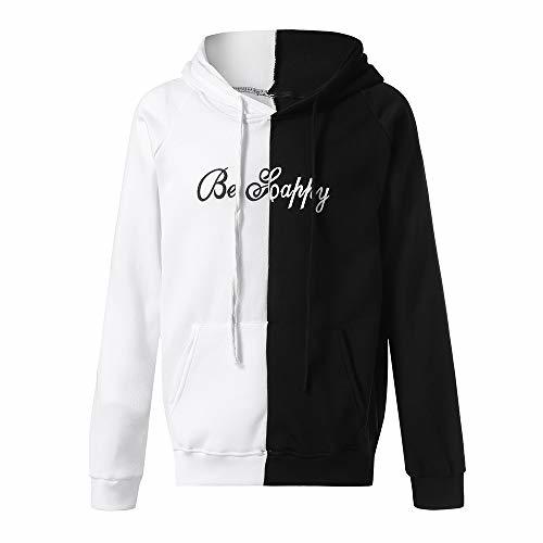 Productos Logobeing Unisex Sudaderas Mujer Hombres Cara Sonriente de Adolescente Sudadera con Capucha