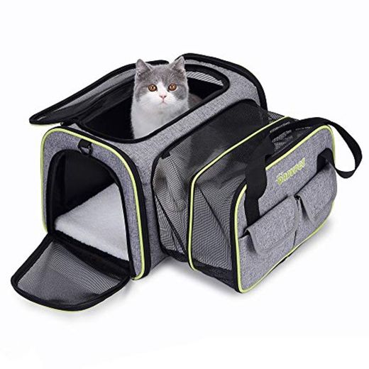 DADYPET Transportin Gato, Transportin Perro Pequeño Mascotas Cómodo Bolso para Transporte en