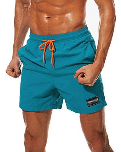 iMixCity Hombre Bañadores de Natación Pantalones Cortos Baño Bóxers Playa Shorts