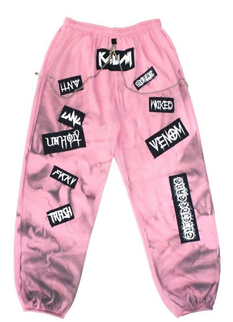 Moda THE 'TIE DYE PINK JOGGER

