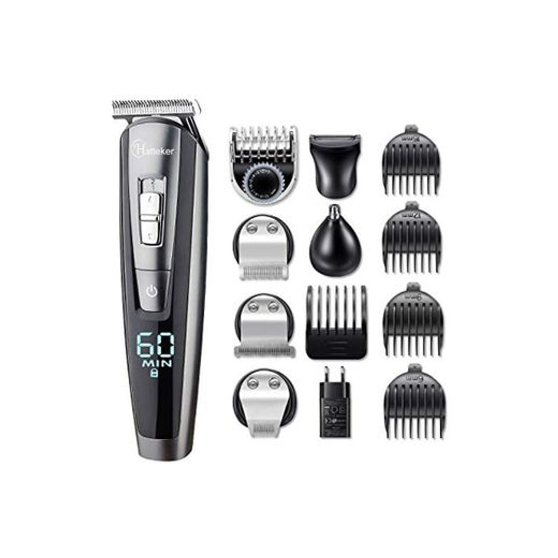 Social Hatteker Barbero Electrico Cortapelos Profesional Hombre Cortador Pelo Cortadora de Pelo Recargable