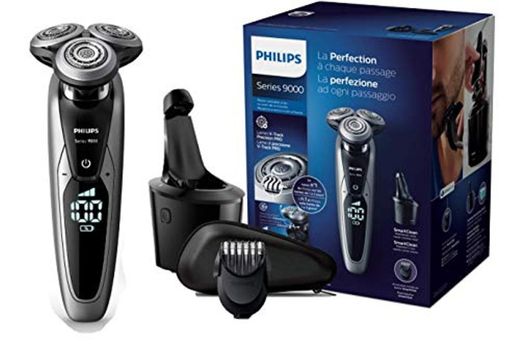 Philips Serie 9000 S9711/32 - Afeitadora Eléctrica para Hombre Rotativa con Interfaz