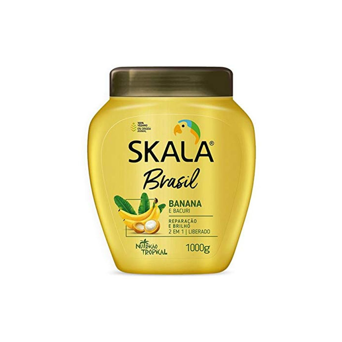 Fitness Creme de Tratamento Bomba de Vitaminas Banana Skala 1kg