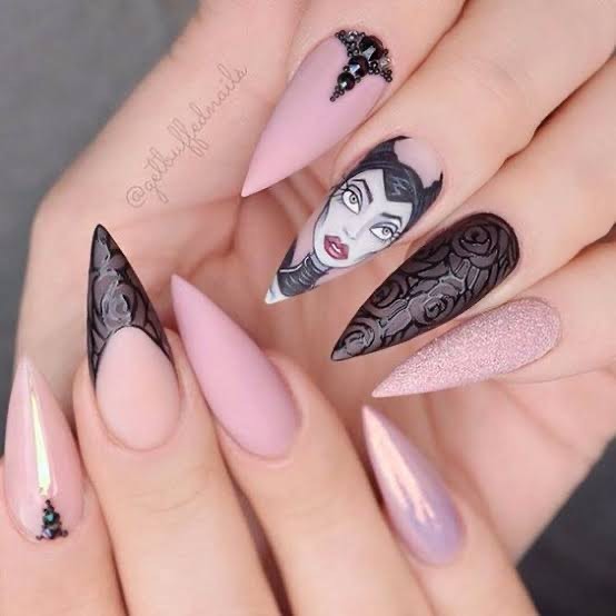 Moda Nails malevola incrível ✨🥰