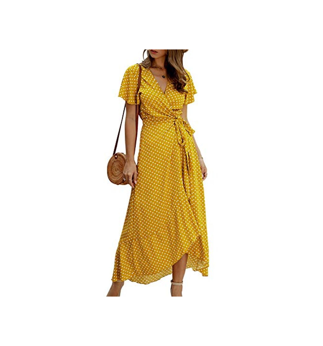 Social Vestido Mujer Bohemio Largo Verano Playa Fiesta Floral