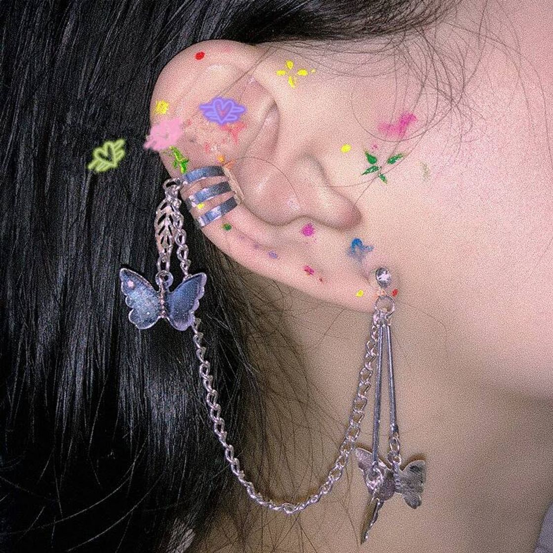 Social Butterfly ear bone clip earrings yv42058 | Youvimi