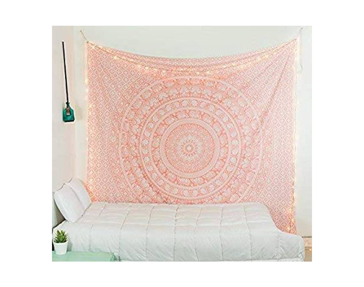 Social Indian Rose Gold Tapestry