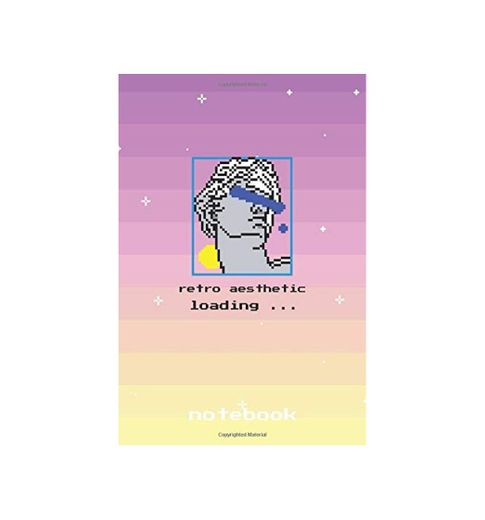 Notebook - Retro Aesthetic Loading: 6 x 9 inch journal