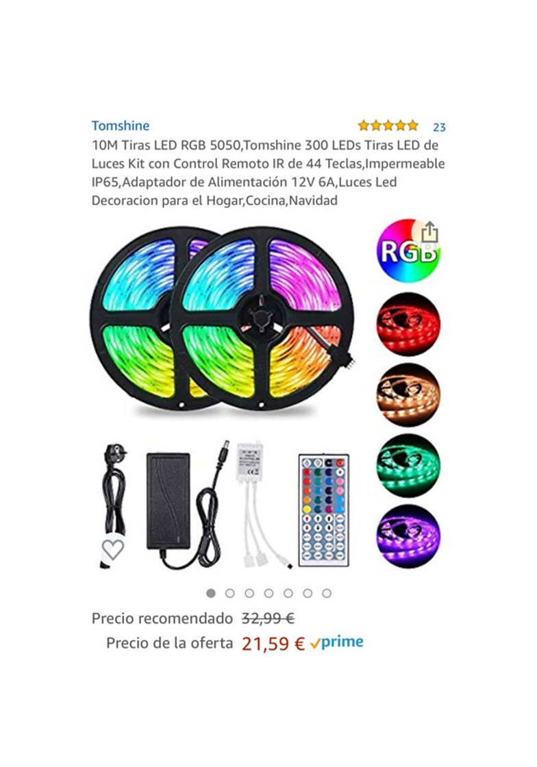Social TIRA LUCES LED