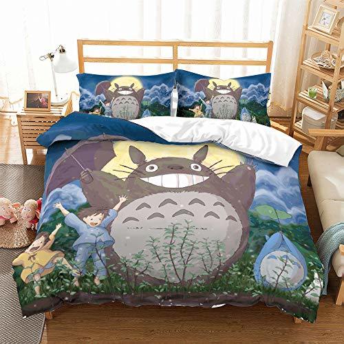 Products REALIN Funda Nórdica Totoro Juego De Ropa De Cama Animal De Dibujos