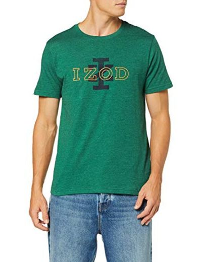 Izod IZ Logo Graphic tee Camiseta, Verde