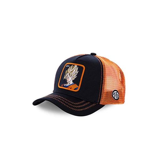 Capslab Gorra Goku Goku Negro Naranja Talla Única