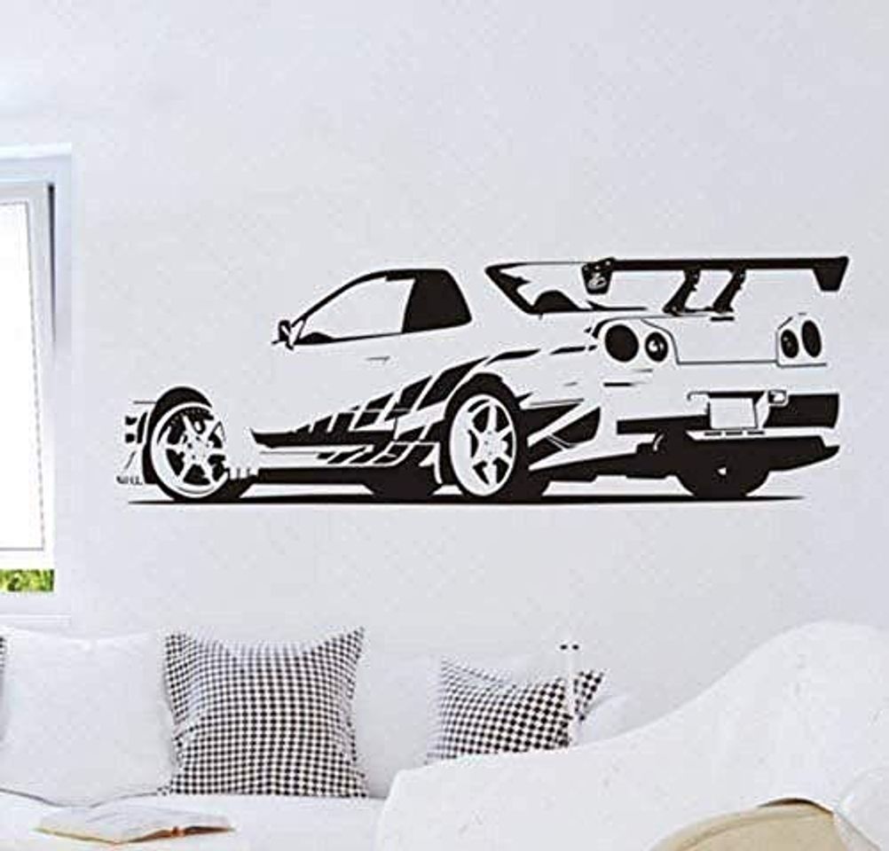 Products Adhesivo De Pared Para Habitaciones De Niños Gtr Skyline Sports Racing Car Vinyl Removable Decals Home Decor130X44Cm