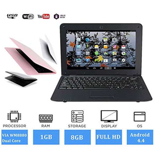 FANCY CHERRY 10 Pulgadas 8GB Laptop Netbook Notebook PC Ultrabook Android 4.4