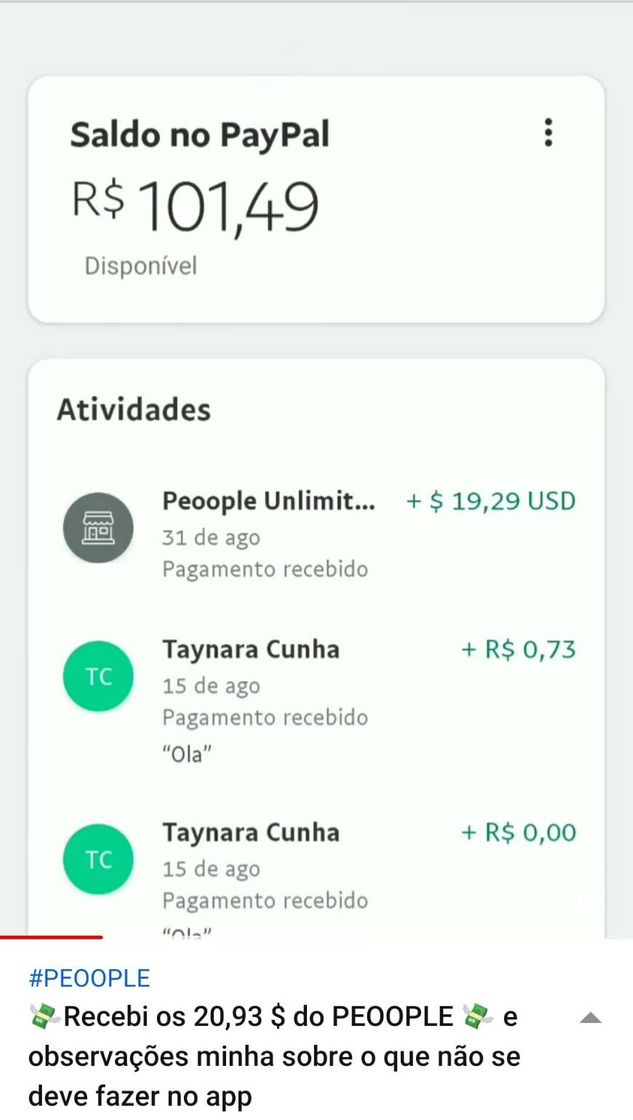 Fashion Pagamento peoople. 💸💥😋          peoople payment