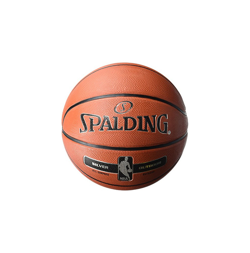 Fitness Spalding NBA Silver Outdoor 83-494Z Balón de Baloncesto