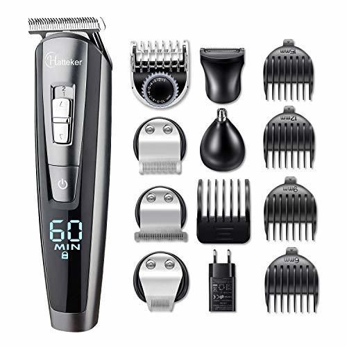 Hatteker Barbero Electrico Cortapelos Profesional Hombre Cortador Pelo Cortadora de Pelo Recargable