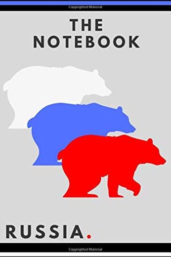 Russia Colorful Bears Notebook