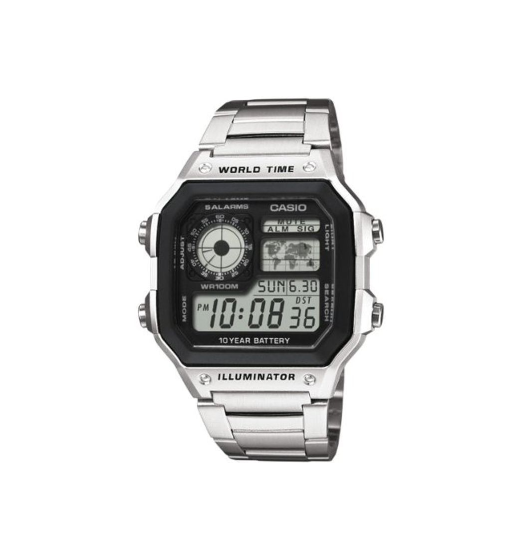 Moda Casio Reloj de Pulsera AE-1200WHD-1AVEF