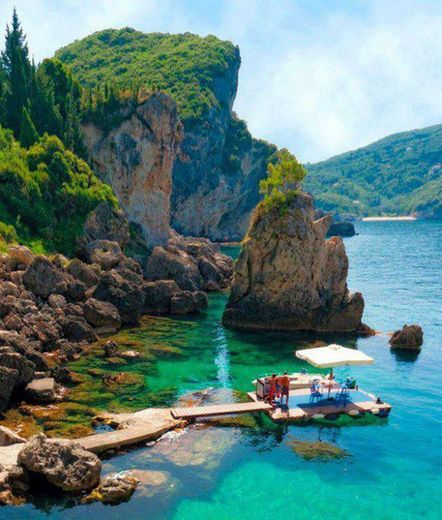 Grotta Cove em Corfu - Grécia 