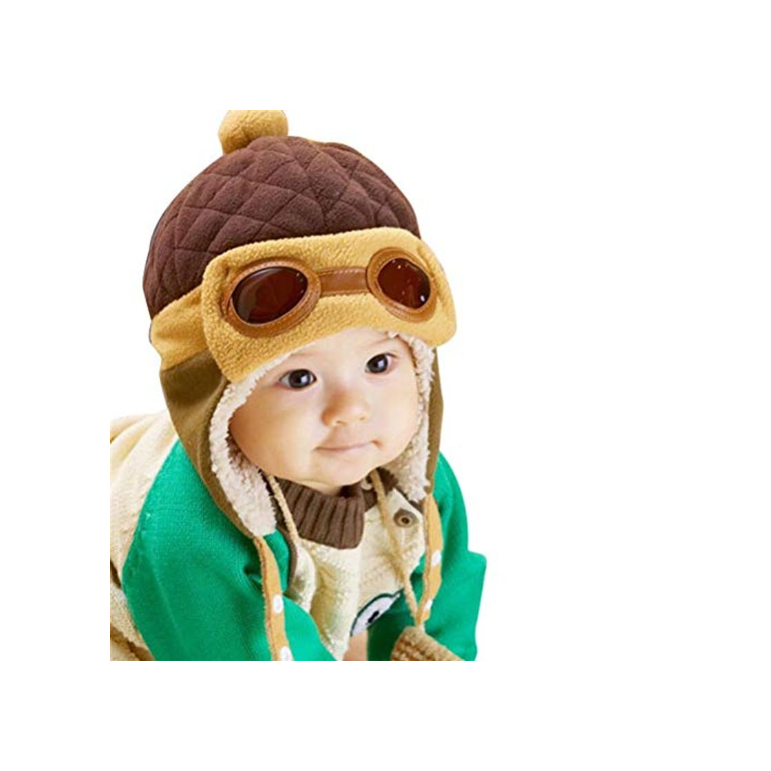 Social EDOTON Gorros Bebé, Invierno Caliente Aviador Sombreros Niño Niña Sombrero Piloto Tejer