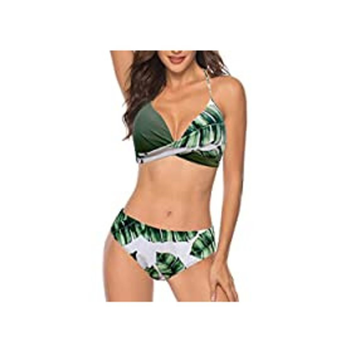 Social Meizas Conjuntos de Bikinis para Mujer, Gris